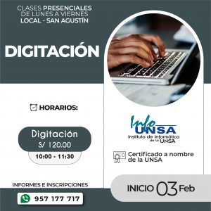 Digitación San Agustín