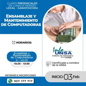 Ensamblaje y Mantenimiento de PC