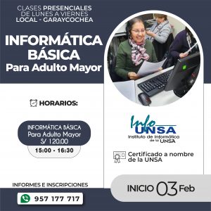 Informática Adulto Mayor